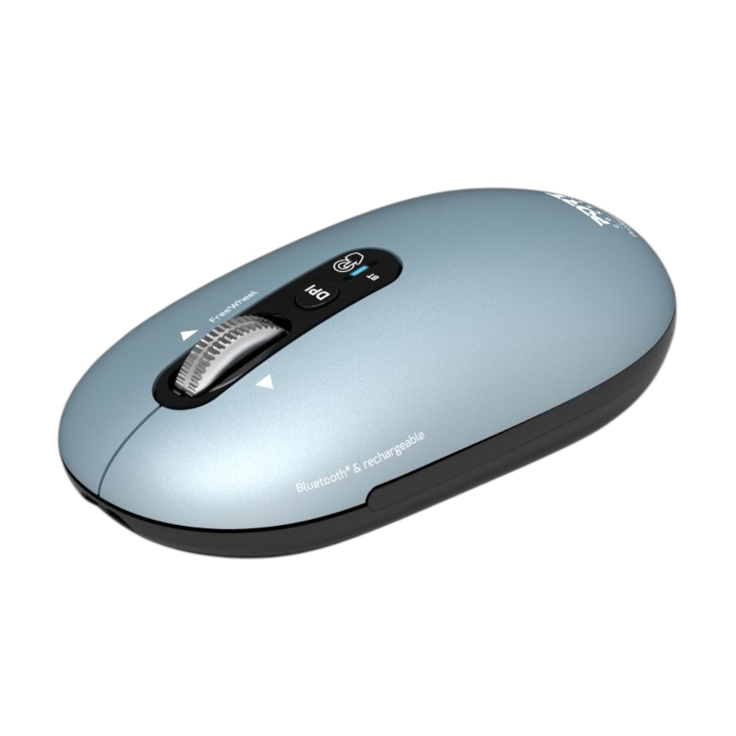 Port Connect Pure Mac Rechargeable Wireless And Bluetooth Mouse Storm image 3