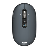 Port Connect Pure Mac Rechargeable Wireless And Bluetooth Mouse Shadow