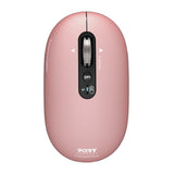 Port Connect Pure Mac Rechargeable Wireless And Bluetooth Mouse Copper Rose