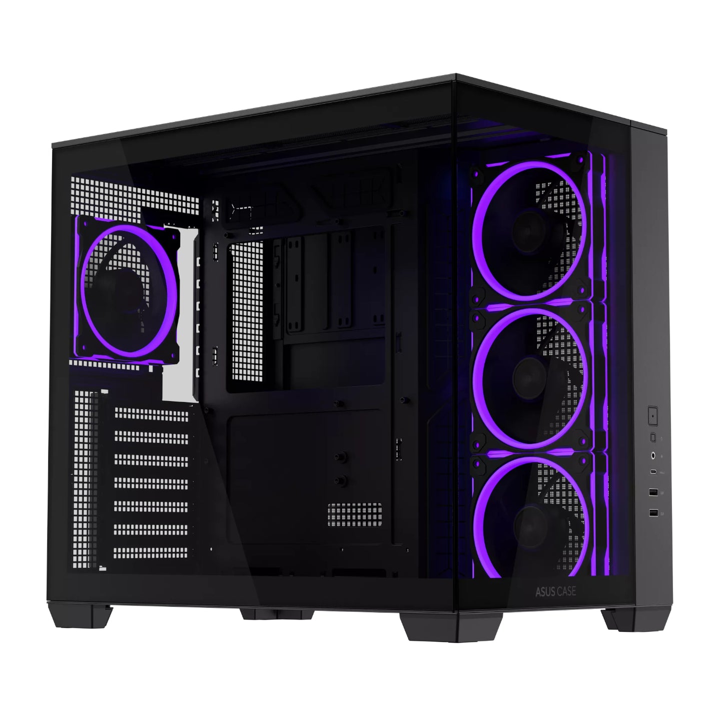 Asus A32 Plus ARGB ATX Gaming Chassis – Black image 6