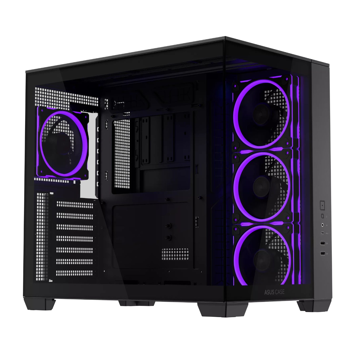 Asus A32 Plus ARGB ATX Gaming Chassis – Black image 6