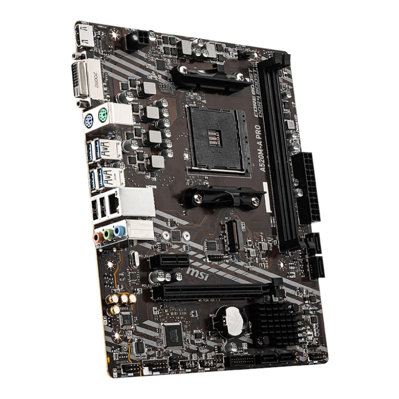 Msi A520M-A Pro AM4 AMD MATX Gaming Motherboard image 3