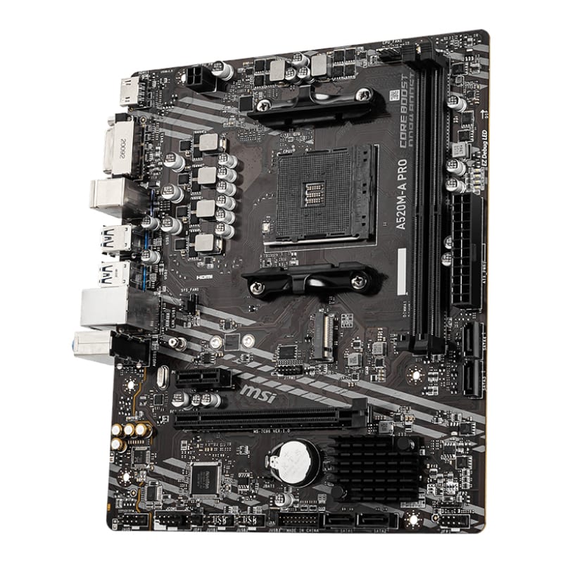 Msi A520M-A Pro AM4 AMD MATX Gaming Motherboard image 4