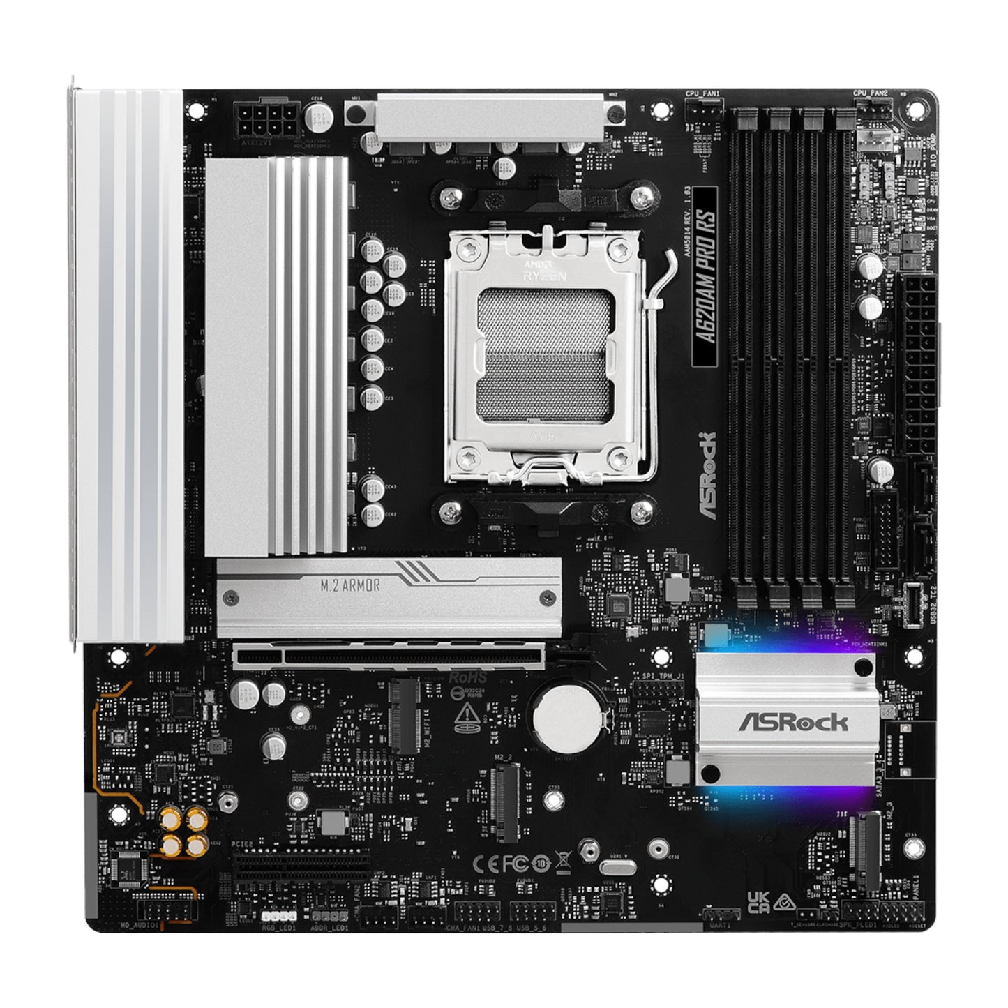 Asrock AM5 M-ATX Motherboard image 2