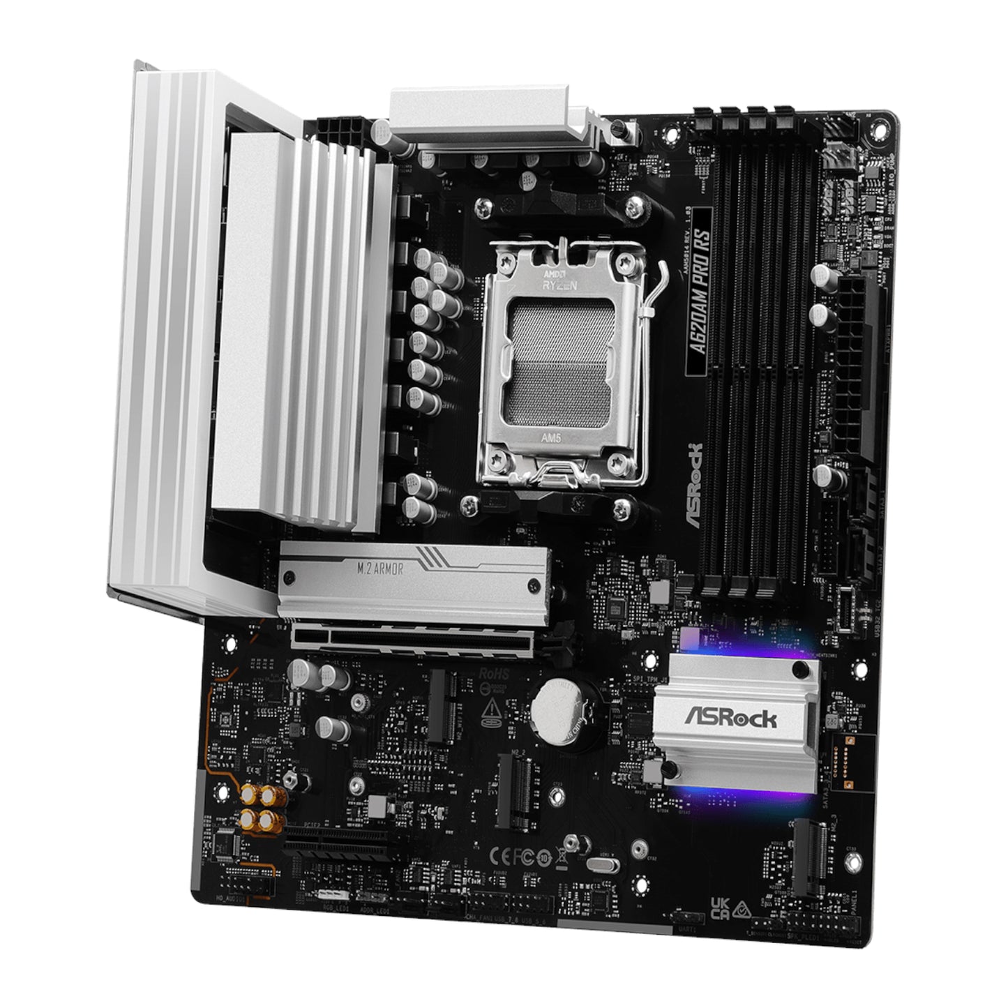 Asrock AM5 M-ATX Motherboard image 4