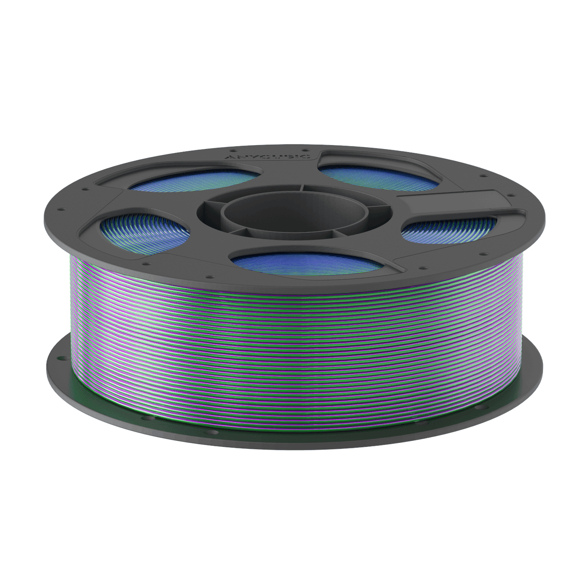 Anycubic Pla Silk Tri-Colour Filament 1KG – Blue/Green/Purple image 2