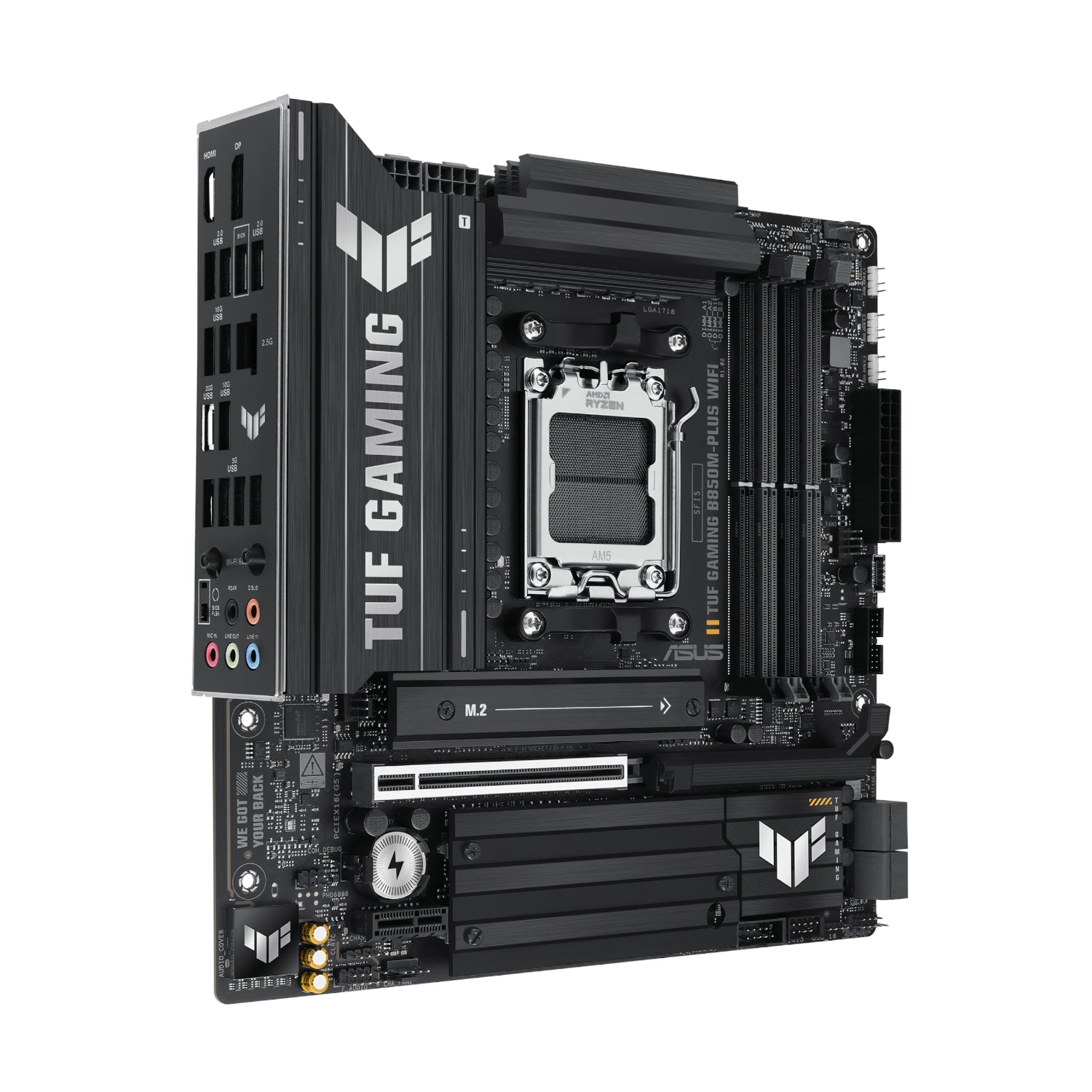 Asus Tuf Gaming B850M-PLUS WIFI And Asus Prime Lc 240 ARGB Liquid CPU Cooler Bundle image 3