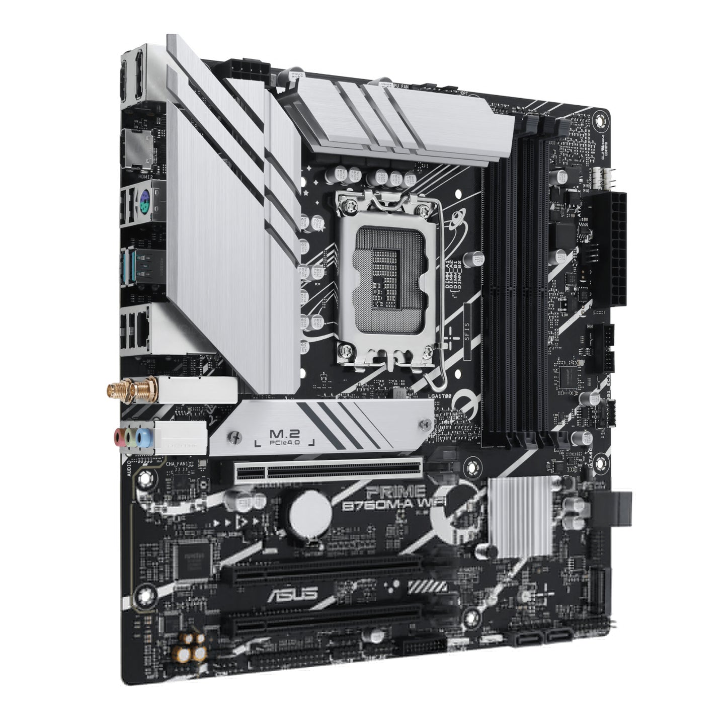 Asus Prime B760M-A WIFI LGA1700 And Asus Prime Lc 240 ARGB Liquid CPU Cooler Bundle image 2
