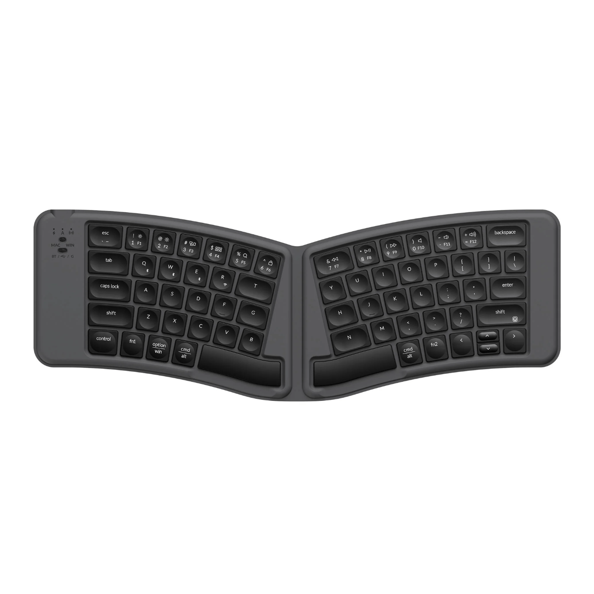 Keychron B11 Pro Ultra-Slim Wireless Foldable Keyboard Alice Layout Space Gray