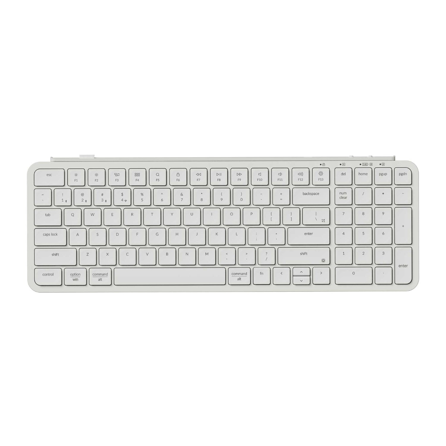 Keychron B2 Pro Ultra-Slim 96% Wireless Keyboard Ivory White