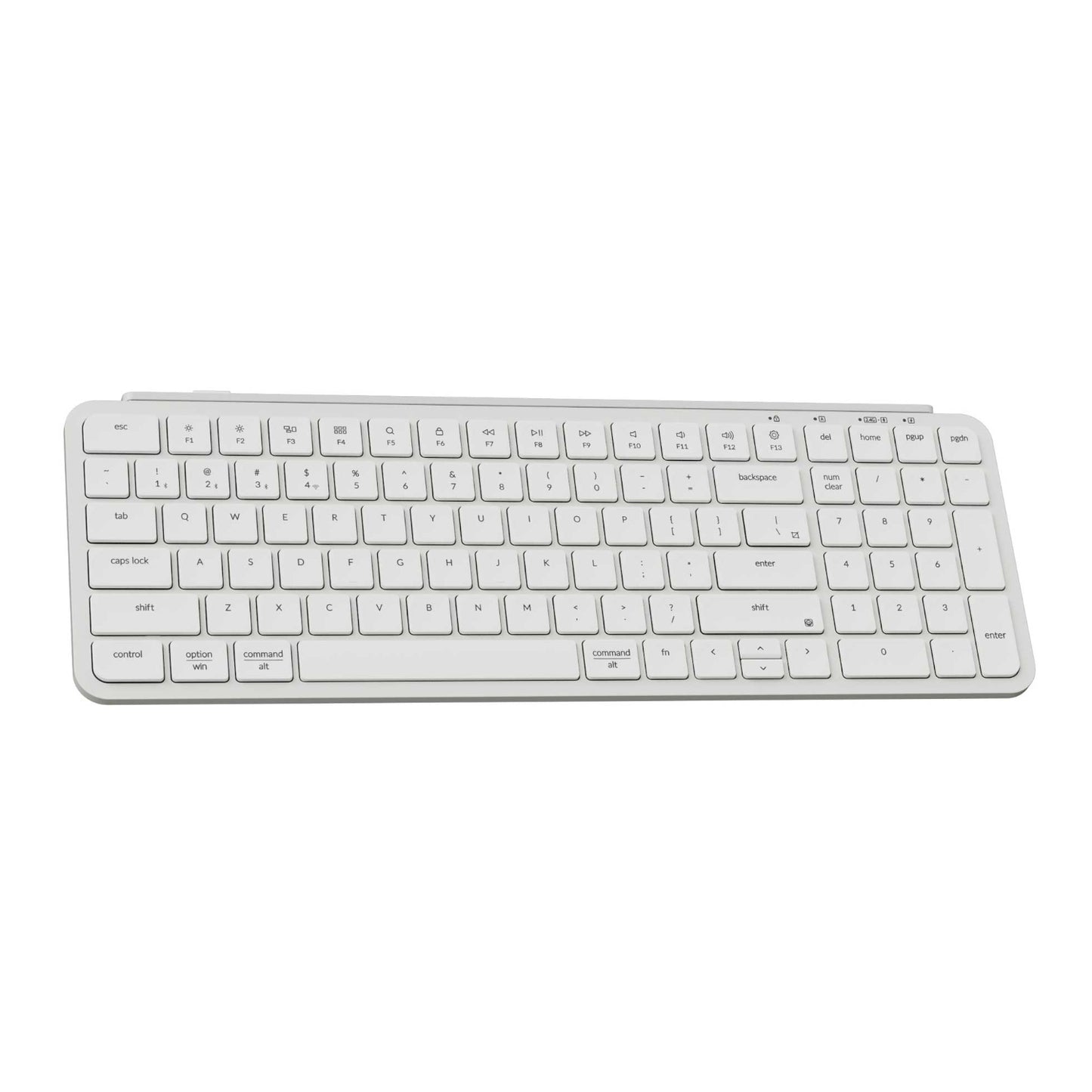 Keychron B2 Pro Ultra-Slim 96% Wireless Keyboard Ivory White image 2