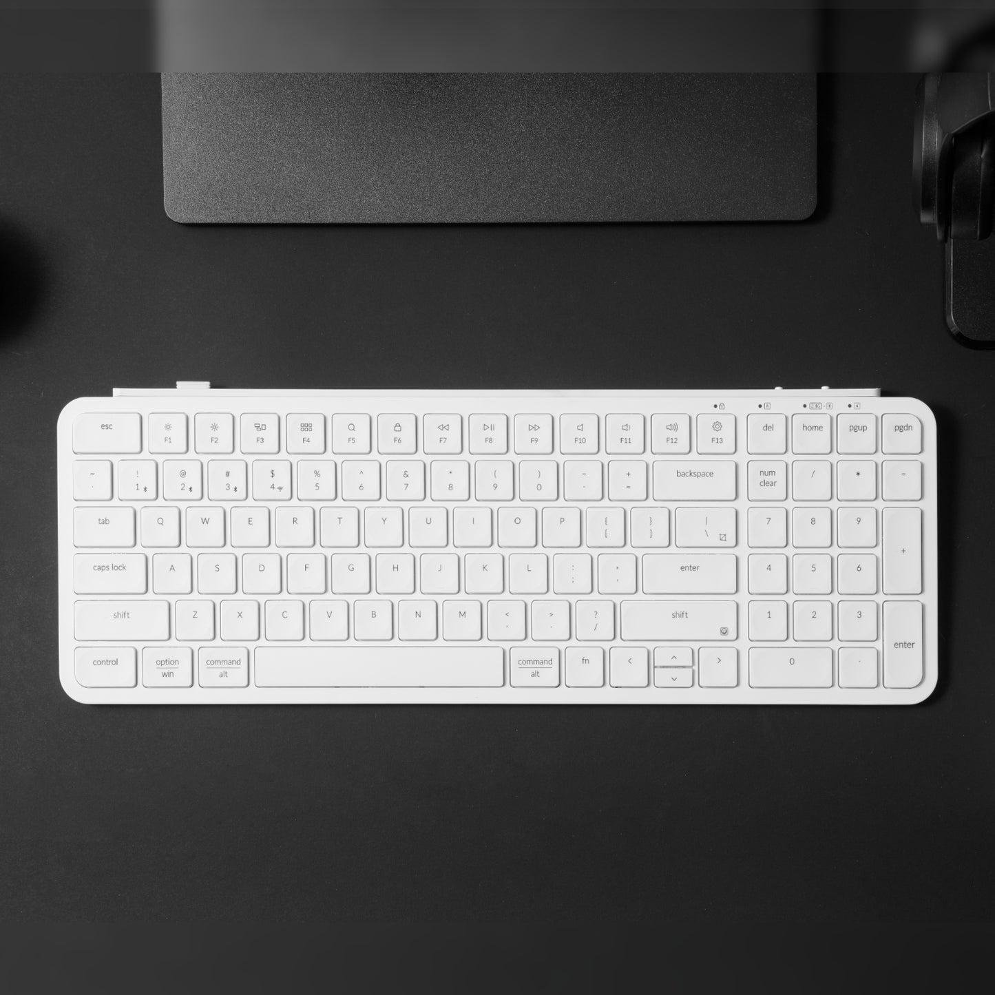 Keychron B2 Pro Ultra-Slim 96% Wireless Keyboard Ivory White image 5