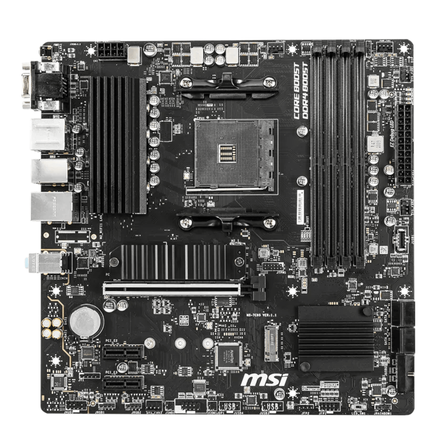 Msi B550M Msi AM4 M-ATX Motherboard image 2