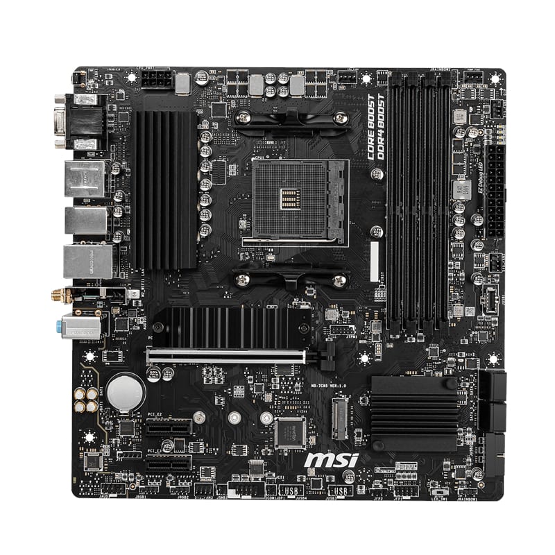 Msi B550M Pro-Vdh WIFI AMD AM4 MATX Gaming Motherboard image 2