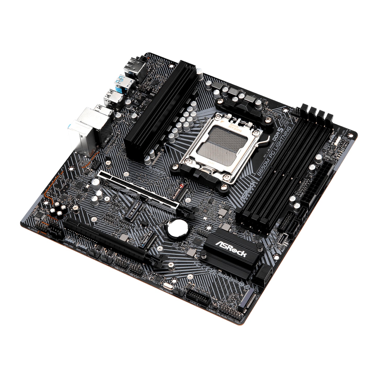 Asrock AMD AM5 Micro ATX Motherboard image 4