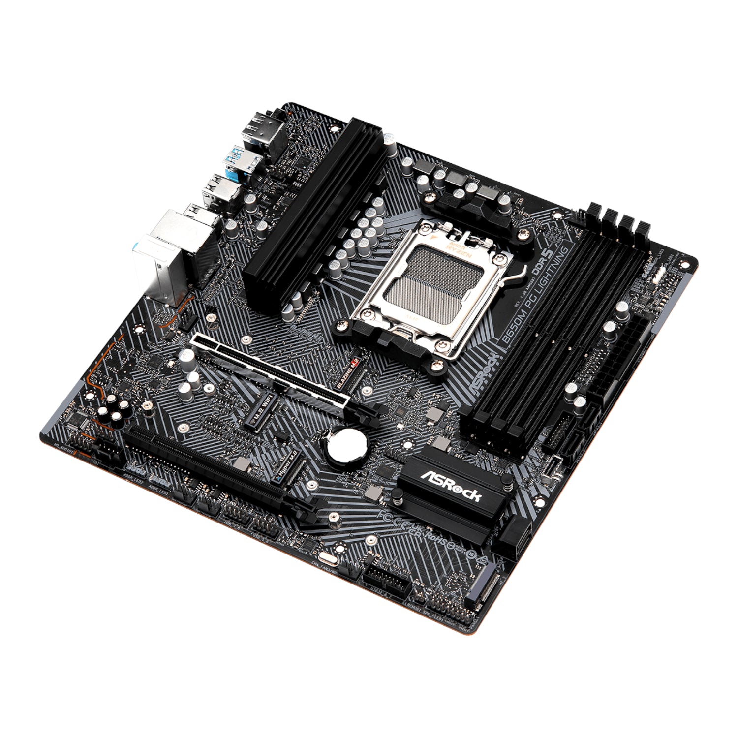 Asrock AMD AM5 Micro ATX Motherboard image 4