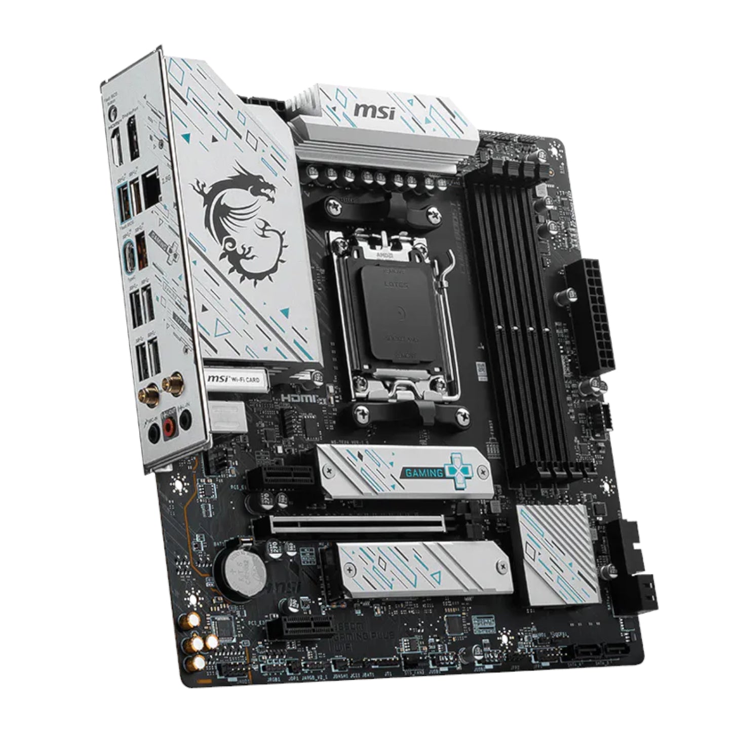 Msi B650M Gaming Plus WIFI AM5 M-ATX Gaming Motherboard image 3