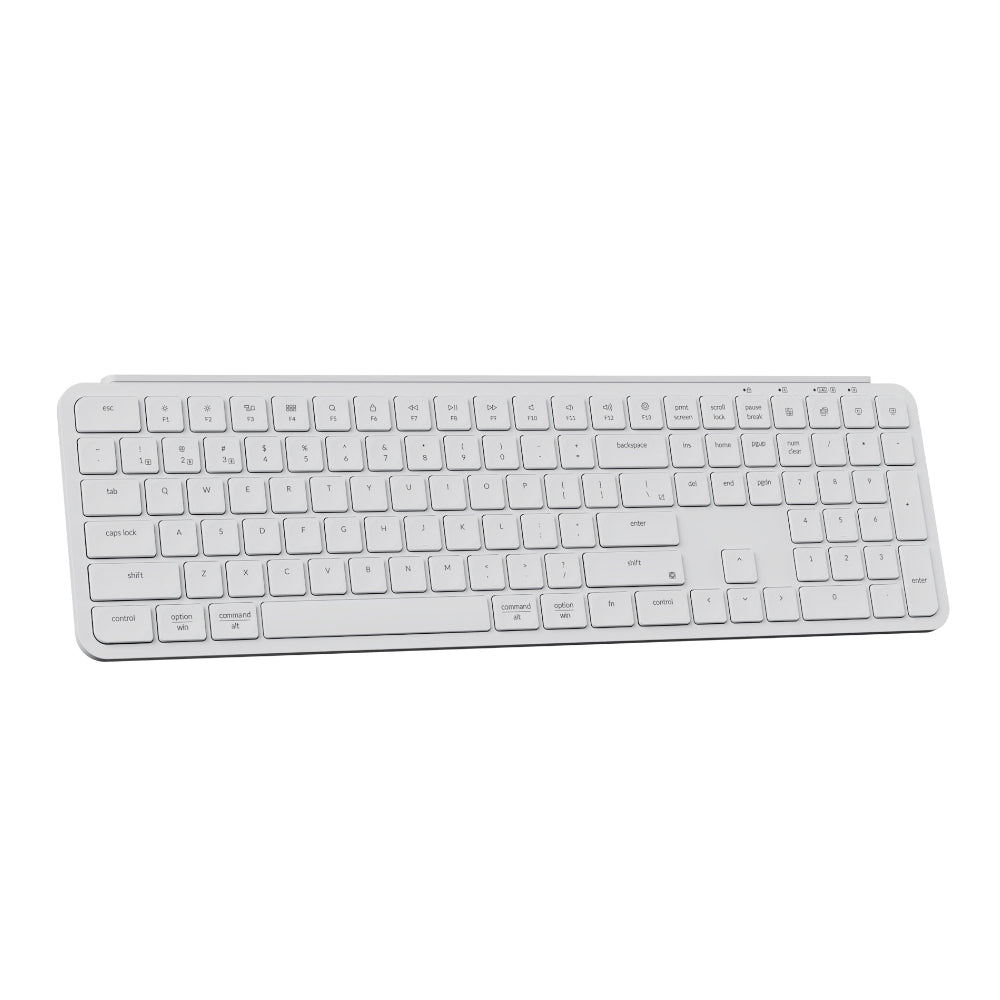 Keychron B6 Pro Ultra-Slim 100% Wireless Keyboard – Ivory White image 2
