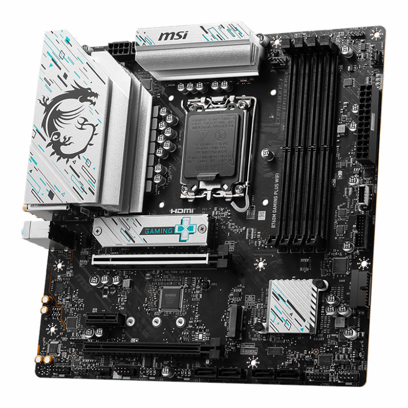 Msi B760M Gaming Plus WIFI DDR5 INTEL LGA1700 M-ATX Gaming Motherboard image 3