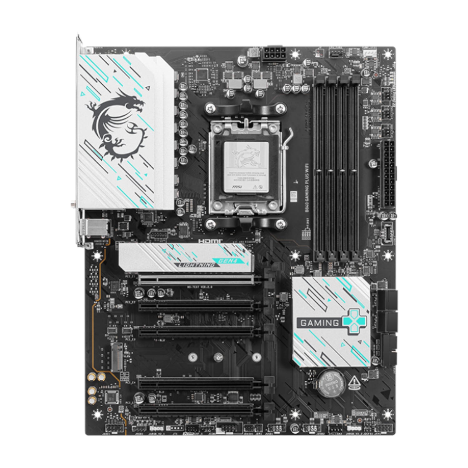 Msi B840 Gaming Plus WIFI AM5 ATX Gaming Motherboard image 2