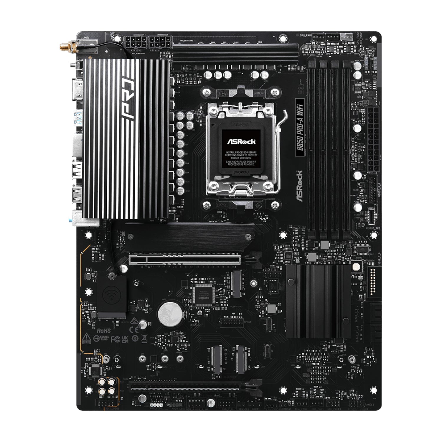 Asrock B850 Pro-A WI-FI AM5 ATX Motherboard image 2