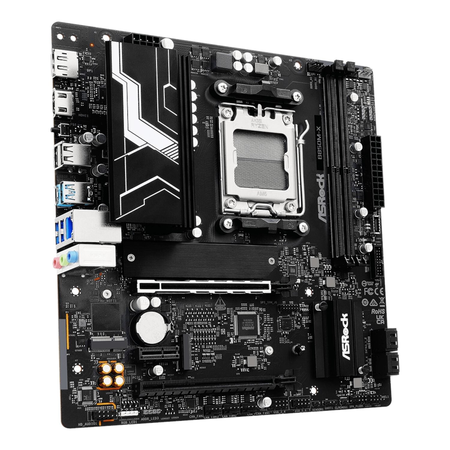 Asrock B850M-X WIFI AM5 Micro ATX Motherboard (DDR5, PCIE 5.0, WI-FI 6E) image 3