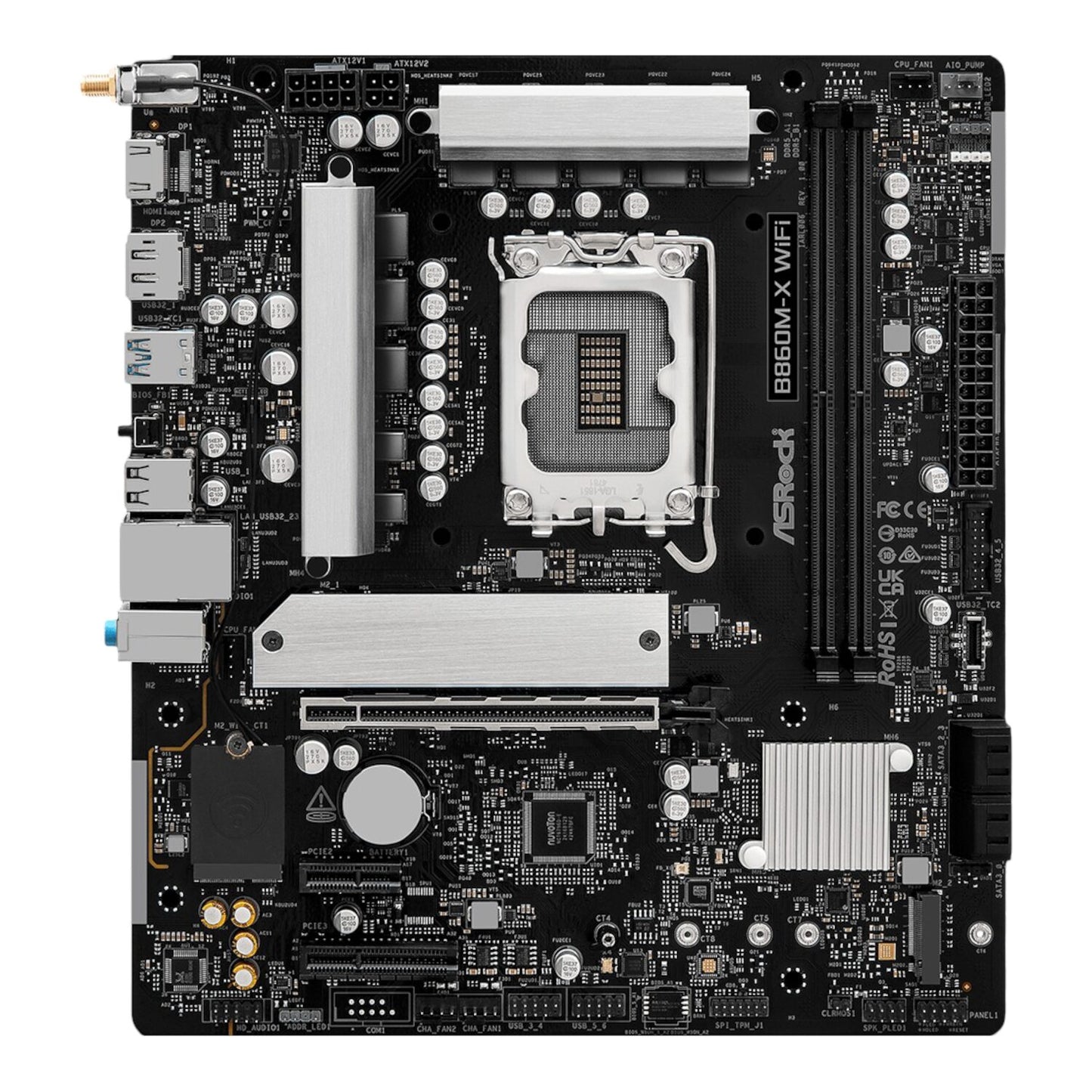 Asrock B860M-X Micro ATX DDR5 Motherboard (PCIE 5 And WI-FI 6E) image 3