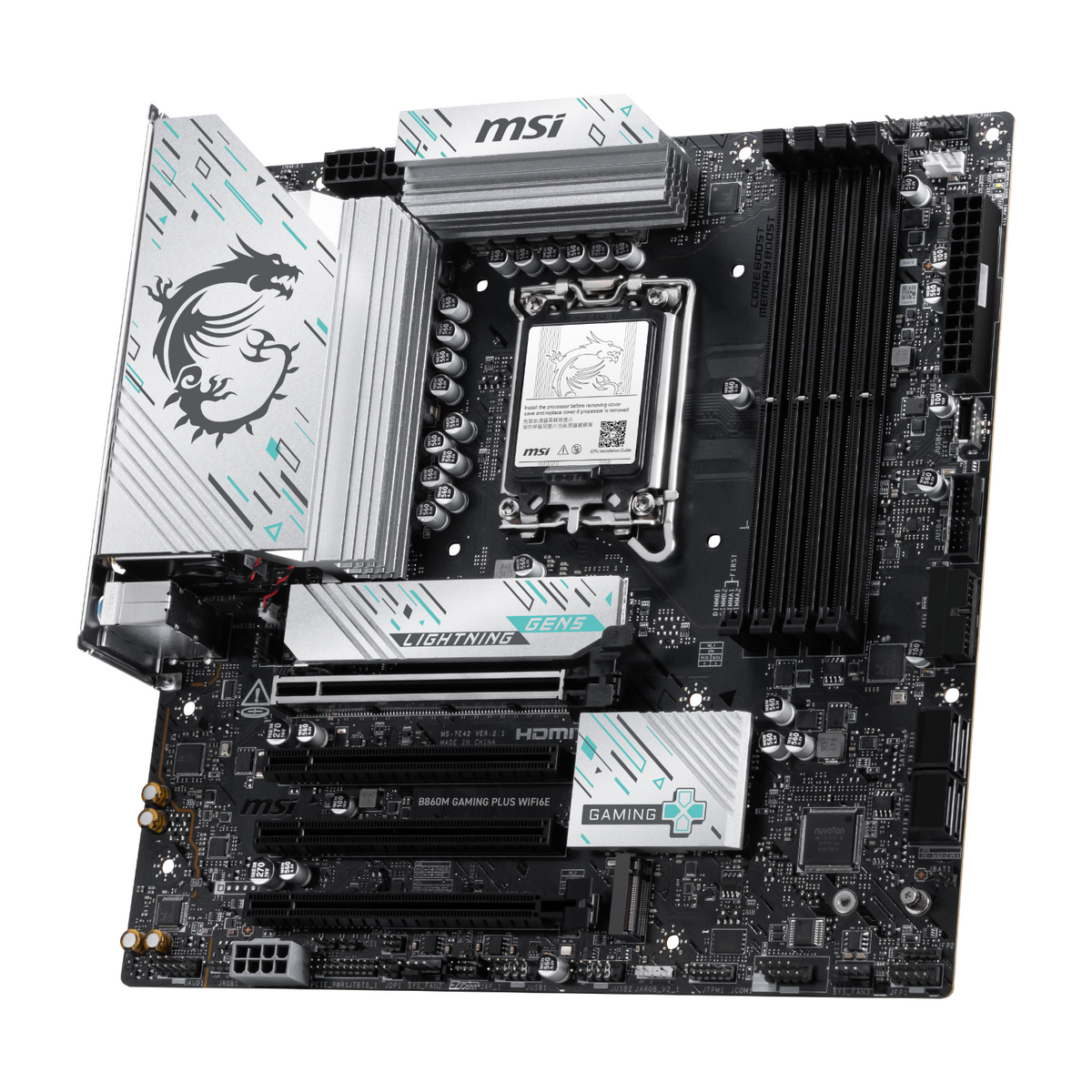 Msi B860M Gaming Plus WIFI6E LGA1851 M-ATX Gaming Motherboard image 4
