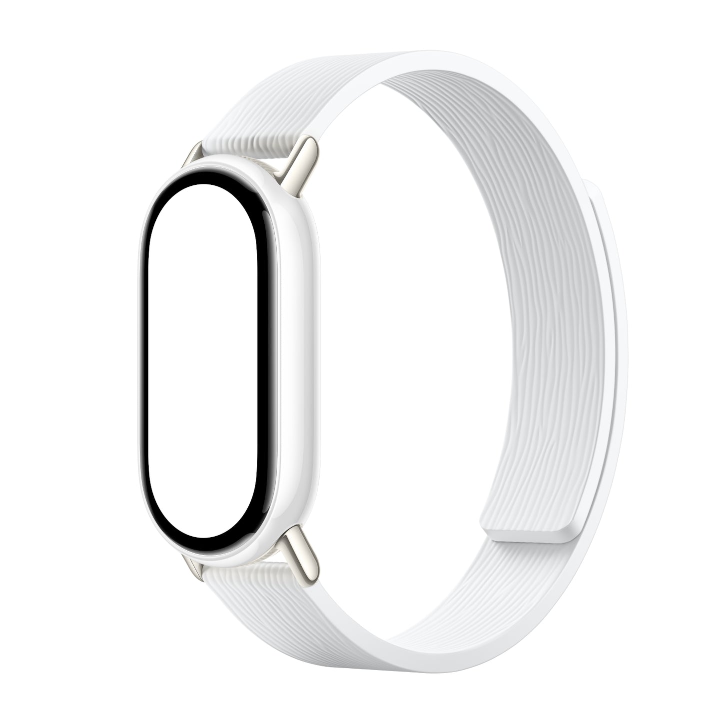 Xiaomi Smart Band 10 Magnetic Kona Leather Strap Glacier White image 3