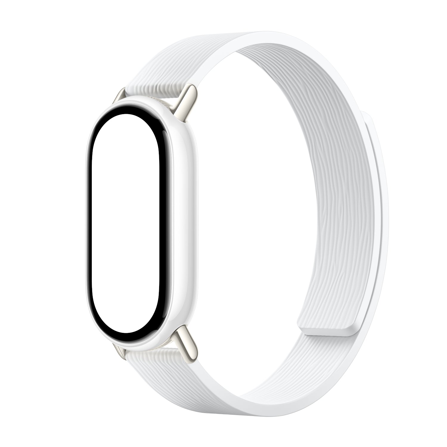 Xiaomi Smart Band 10 Magnetic Kona Leather Strap Glacier White image 3