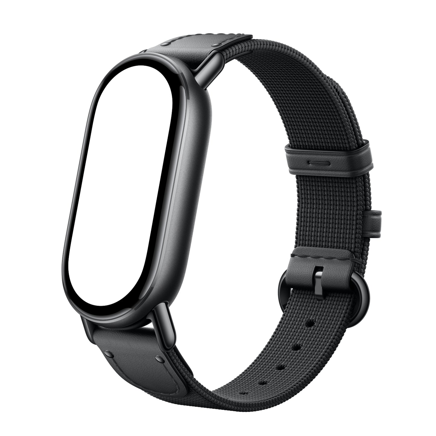 Xiaomi Smart Band 10 Knitted Silk Strap Ebony Black image 2
