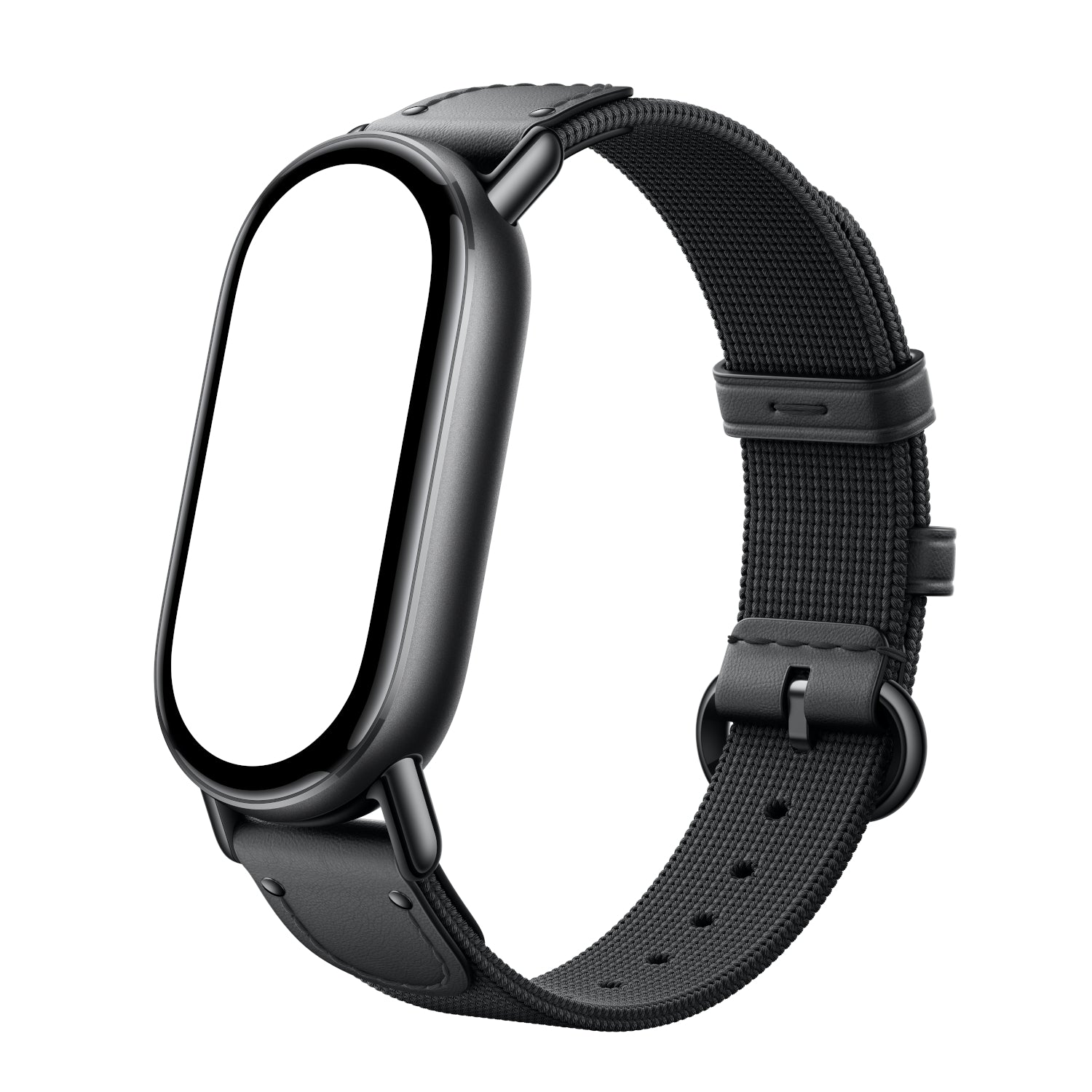 Xiaomi Smart Band 10 Knitted Silk Strap Ebony Black image 2