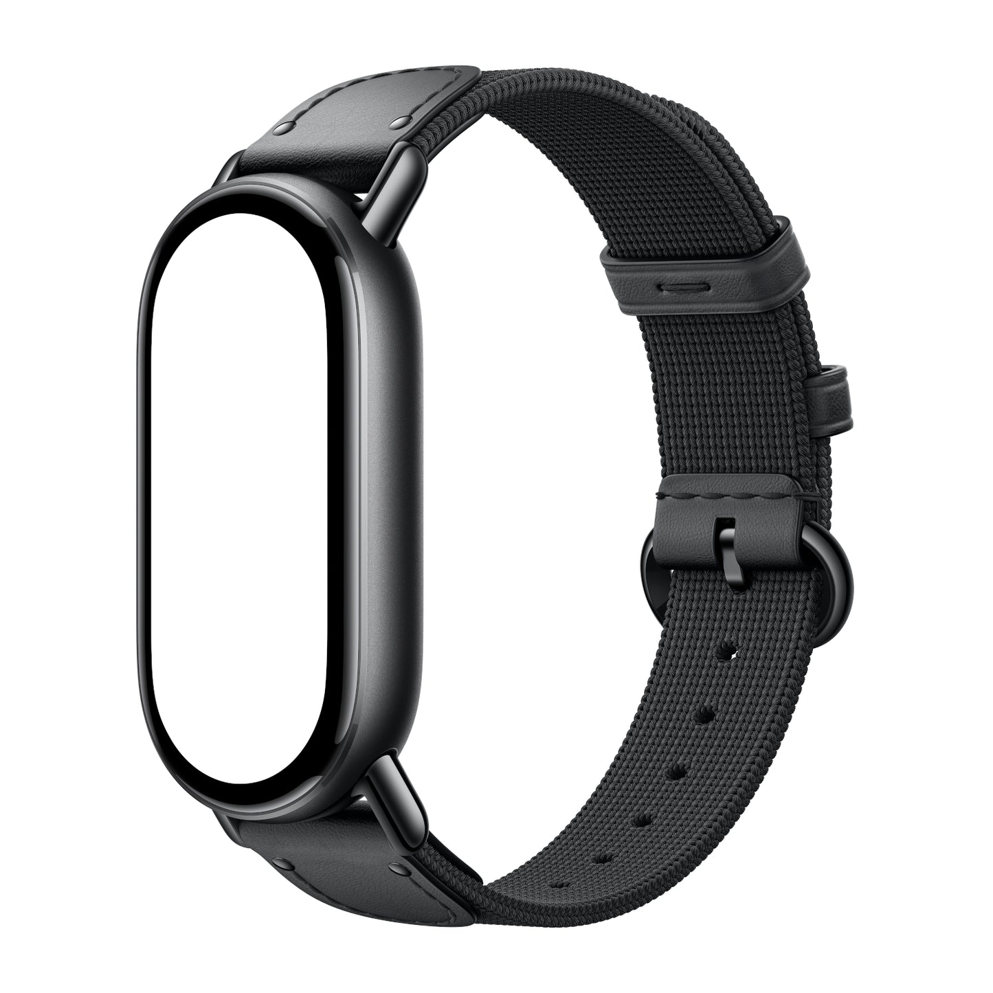 Xiaomi Smart Band 10 Knitted Silk Strap Ebony Black image 3