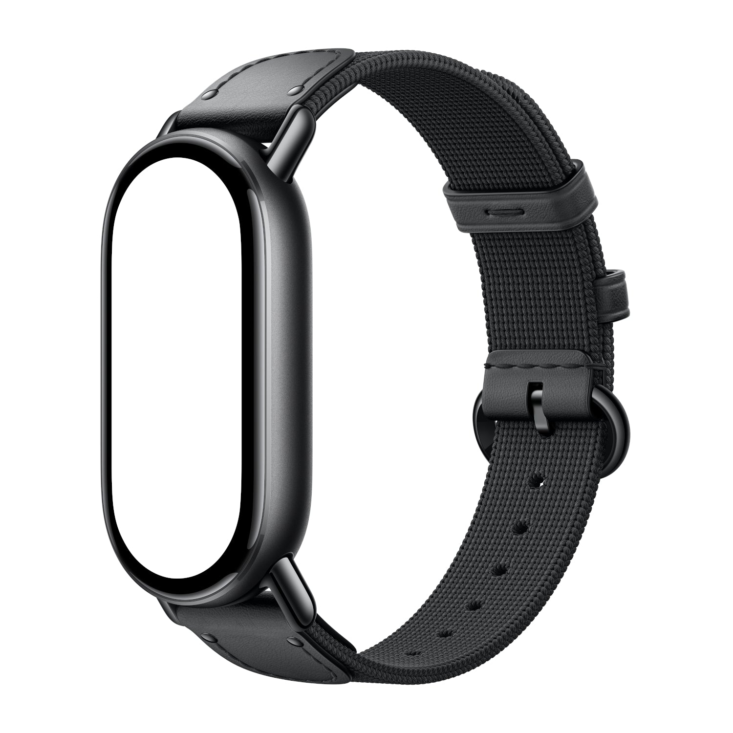 Xiaomi Smart Band 10 Knitted Silk Strap Ebony Black image 3