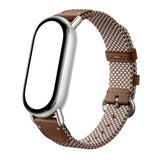 Xiaomi Smart Band 10 Knitted Silk Strap Feather Brown image 2