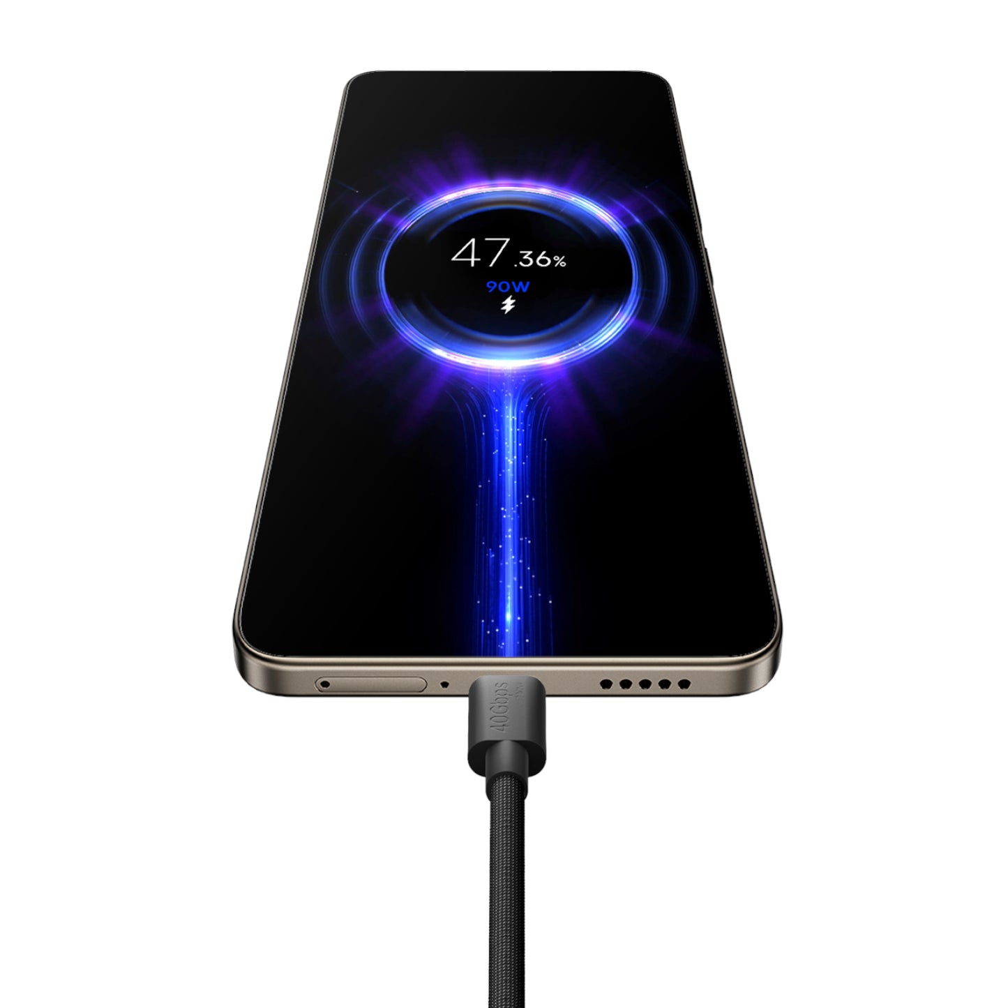 Xiaomi USB4 6A USB Type-C To USB Type-C Braided Cable 1M- (120W, 40GBPS, 8K) image 4