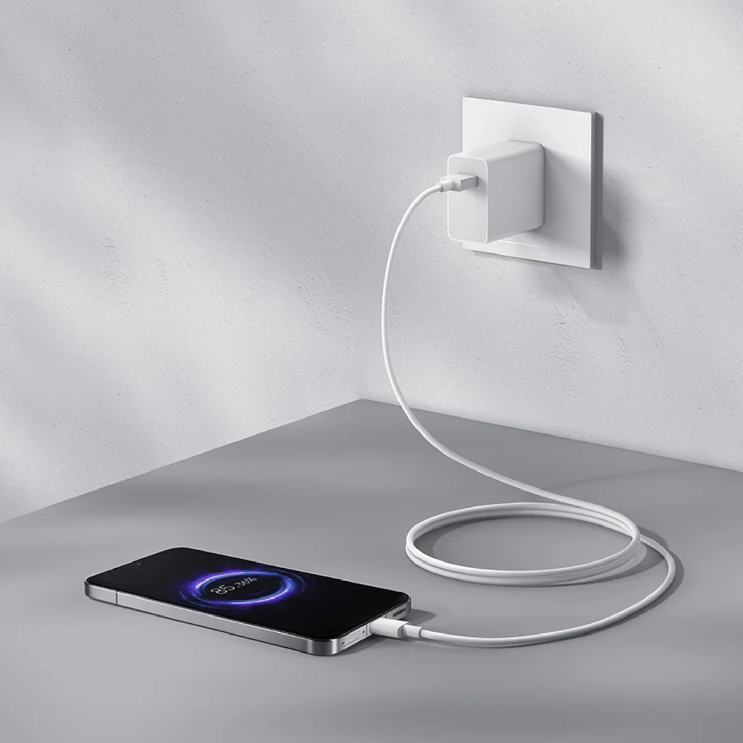 Xiaomi 3A Usb-A To USB Type-C Cable 1M White image 3