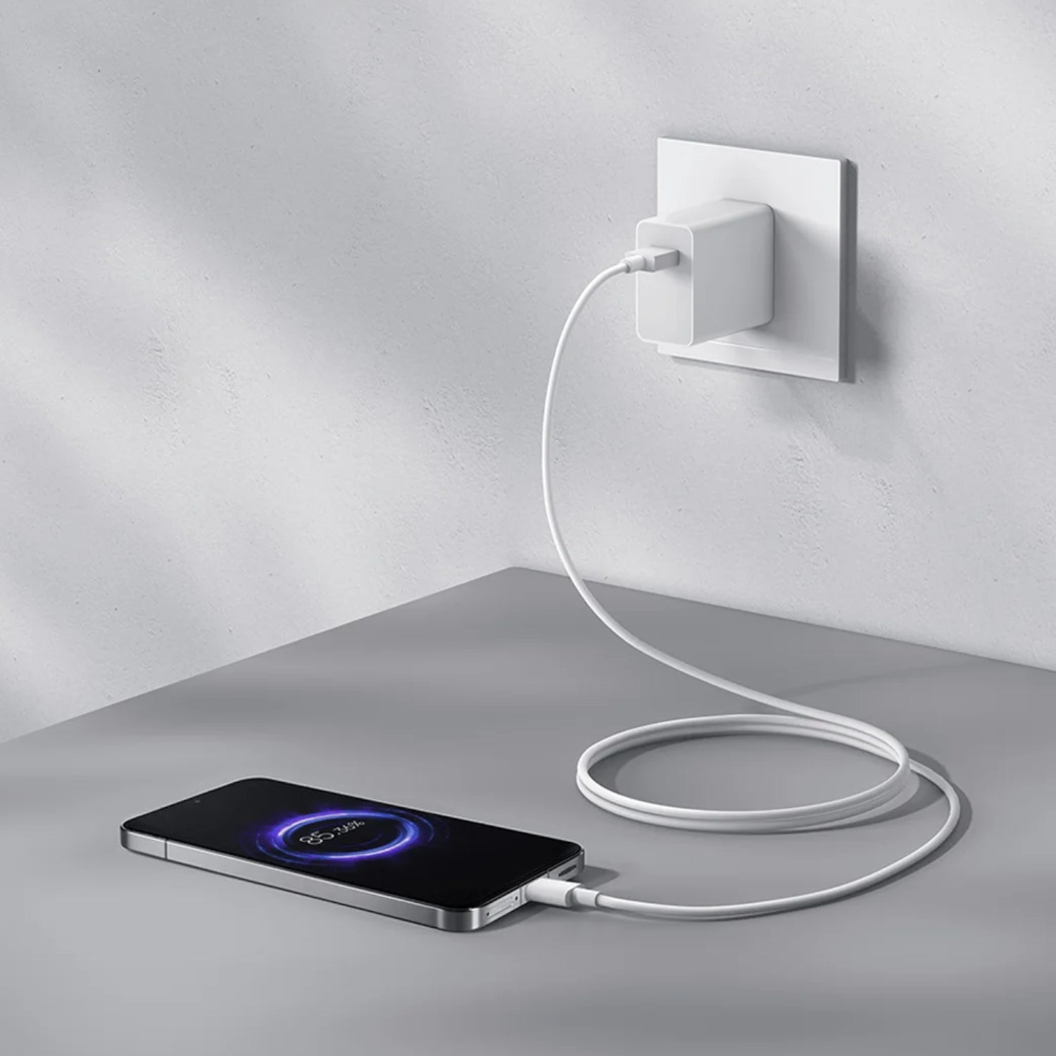 Xiaomi 3A Usb-A To USB Type-C Cable 1M White image 3