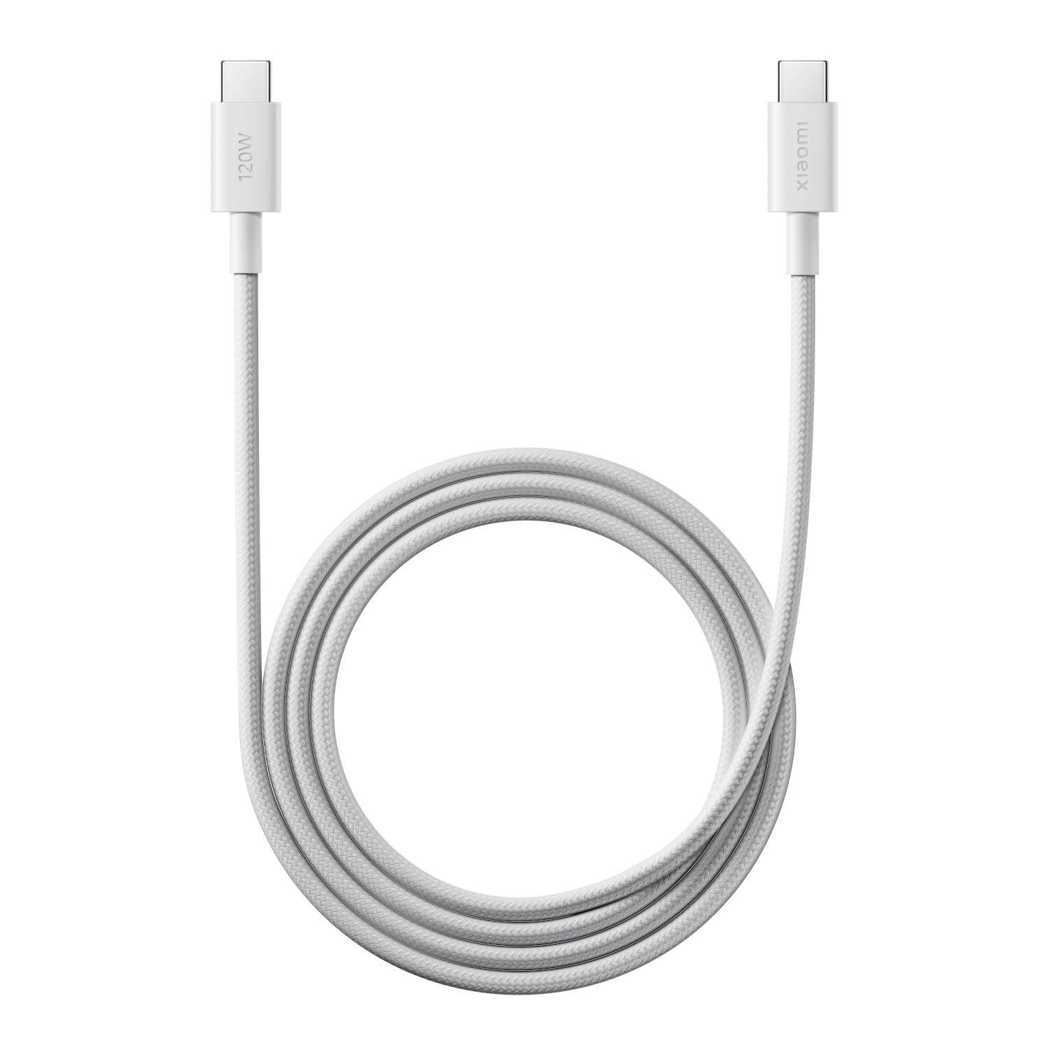 Xiaomi 6A Braided USB Type-C To USB Type-C Cable (1M) White