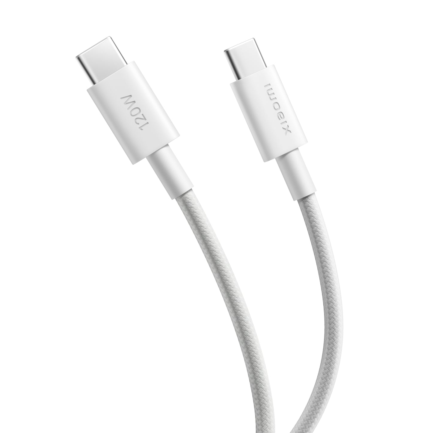 Xiaomi 6A Braided USB Type-C To USB Type-C Cable (1M) White image 2