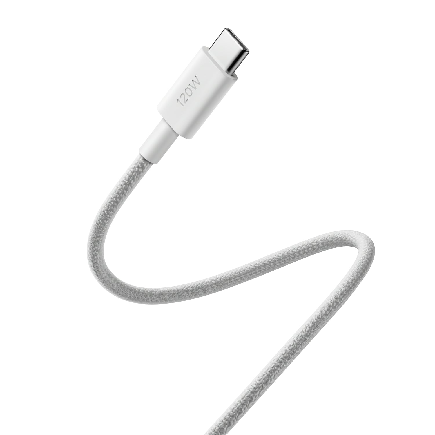 Xiaomi 6A Braided USB Type-C To USB Type-C Cable (1M) White image 3
