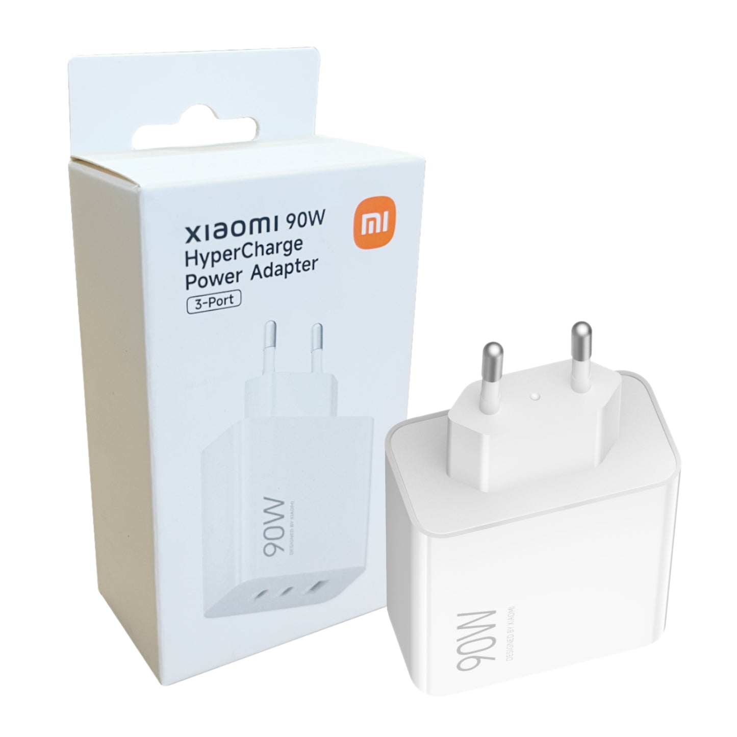 Xiaomi 90W Hypercharge 3-PORT Fast Charger – White image 2