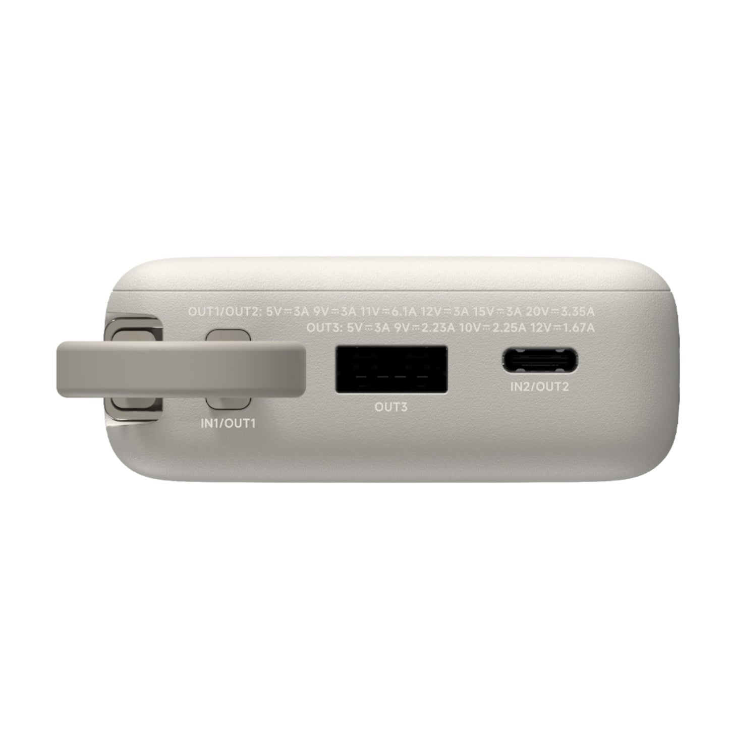 Xiaomi 67W Power Bank 10000MAH (integrated Cable) Tan image 5