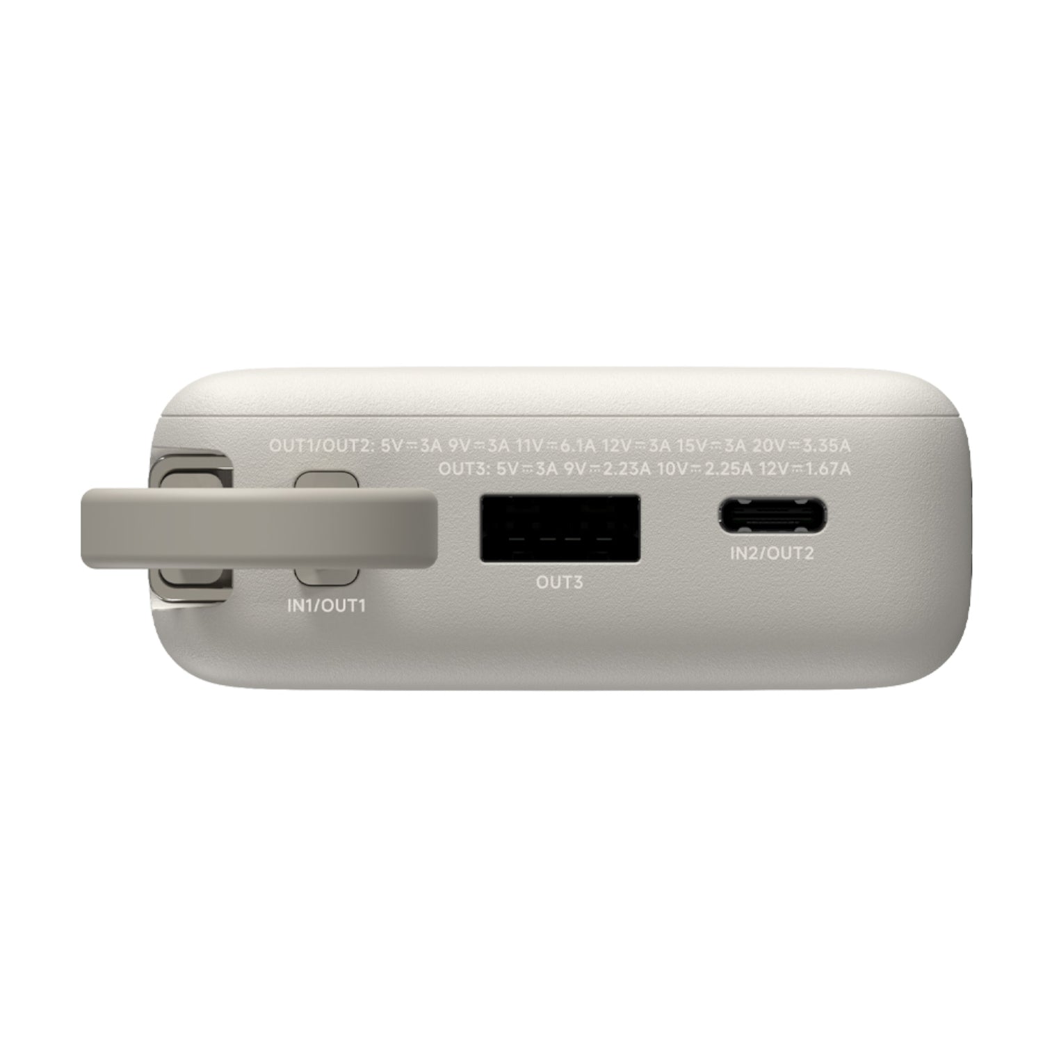 Xiaomi 67W Power Bank 10000MAH (integrated Cable) Tan image 5