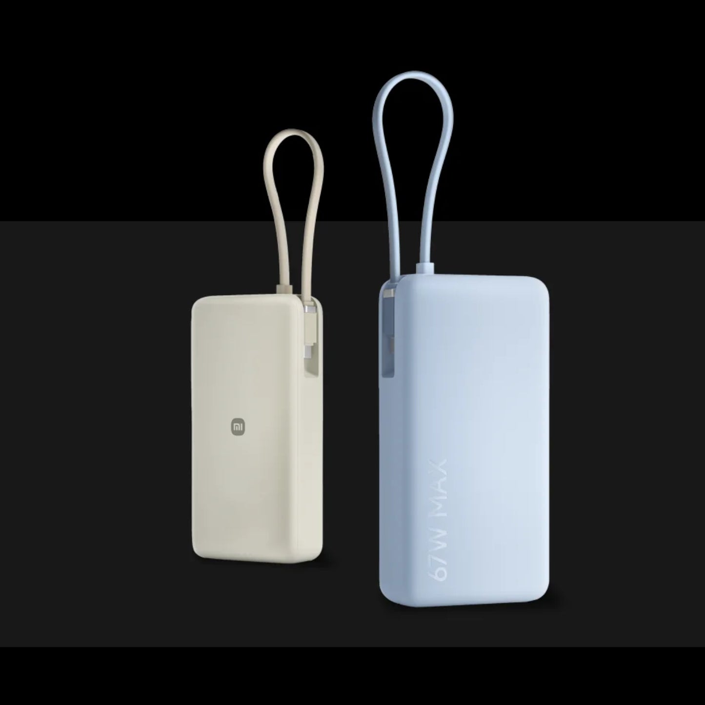 Xiaomi 67W Power Bank 20000 (integrated Cable) Tan image 5