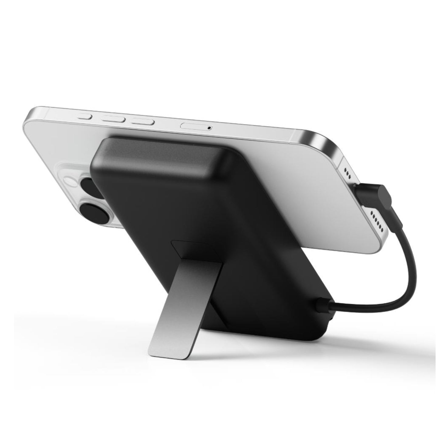 Xiaomi Magnetic Power Bank 10000MAH With Built-In Stand Dark Grey image 3