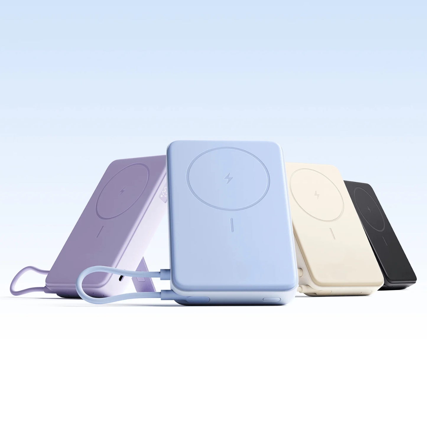 Xiaomi Magnetic Power Bank 10000 With Built-In Stand Purple image 5