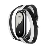 Xiaomi Smart Band 8 Double Wrap Strap Black And White image 2