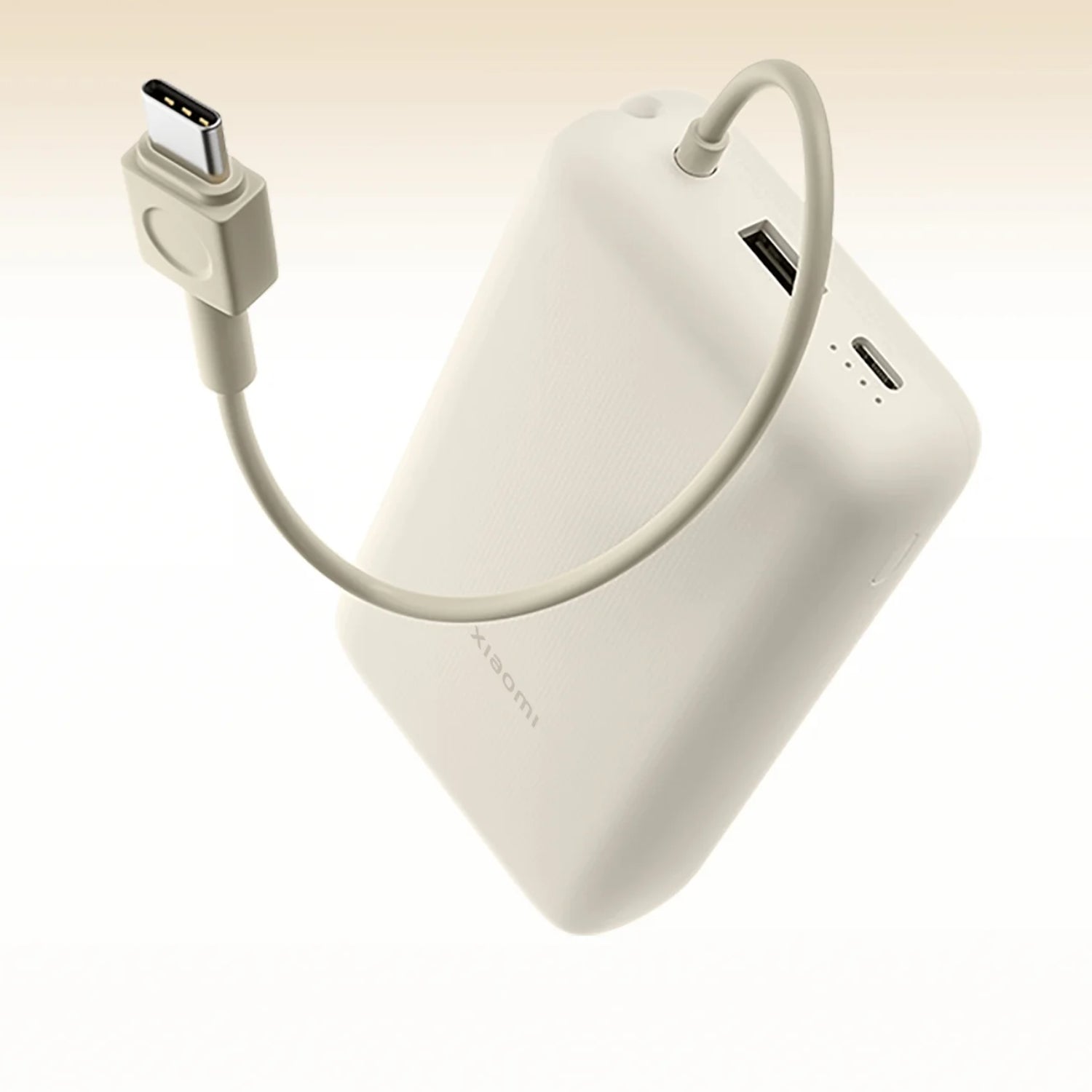 Xiaomi 33W Power Bank 20000MAH (integrated Cable) – Tan image 3