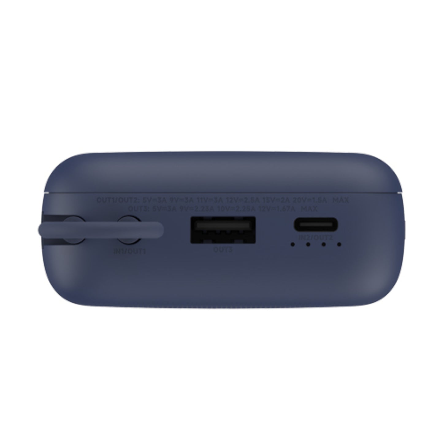 Xiaomi 33W Power Bank 20000MAH (integrated Cable) – Blue image 5